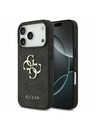 Guess Guess PU 4G Metal Logo Stražnji poklopac za iPhone 17 Pro Grey