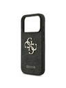 Guess Guess PU 4G Metal Logo Stražnji poklopac za iPhone 17 Pro Grey
