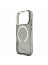 Guess Guess IML Glitter Script Strap MagSafe Stražnji poklopac za iPhone 17 Pro Black