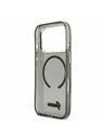 Guess Guess IML Glitter Script Strap MagSafe Stražnji poklopac za iPhone 17 Pro Black
