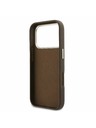 Guess Guess PU Resin Logo Stražnji poklopac za iPhone 17 Pro Brown