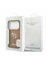 Guess Guess PU Grained 4G Logo Stand Camera Frame Stražnji Poklopac za iPhone 17 Pro Brown