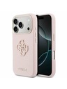 Guess Guess PU Resin Logo Stražnji Poklopac za iPhone 17 Pro Pink
