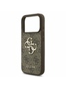 Guess Guess PU 4G Metal Logo Stražnji Poklopac za iPhone 17 Pro Brown