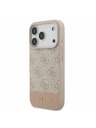 Guess Guess PU 4G Stripe Stražnji Poklopac za iPhone 17 Pro Pink