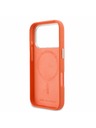 Karl Lagerfeld Karl Lagerfeld PU Karl and Choupette Heads Pins MagSafe Stražnji Poklopac za iPhone 17 Pro Orange