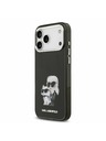 Karl Lagerfeld Karl Lagerfeld IML Aquarelle Karl and Choupette Stražnji Poklopac za iPhone 17 Pro Black