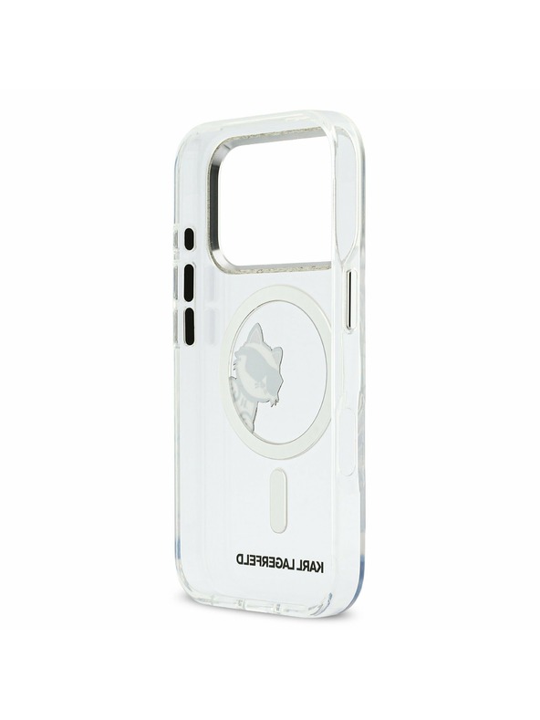 Karl Lagerfeld Karl Lagerfeld IML Choupette Peekaboo MagSafe Stražnji Poklopac za iPhone 17 Pro Transparent