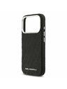 Karl Lagerfeld Karl Lagerfeld Grained PU Repeated Logo MagSafe Stražnji Poklopac za iPhone 17 Pro Black