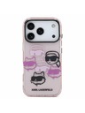 Karl Lagerfeld Karl Lagerfeld IML Multi K&CH Heads Stražnji Poklopac za iPhone 17 Pro Pink