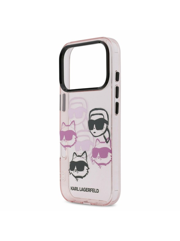 Karl Lagerfeld Karl Lagerfeld IML Multi K&CH Heads Stražnji Poklopac za iPhone 17 Pro Pink
