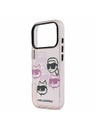 Karl Lagerfeld Karl Lagerfeld IML Multi K&CH Heads Stražnji Poklopac za iPhone 17 Pro Pink