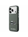 Karl Lagerfeld Karl Lagerfeld IML K&CH Heads Logo MagSafe Stražnji Poklopac za iPhone 17 Pro Black