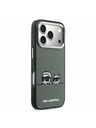 Karl Lagerfeld Karl Lagerfeld IML K&CH Heads Logo MagSafe Stražnji Poklopac za iPhone 17 Pro Black