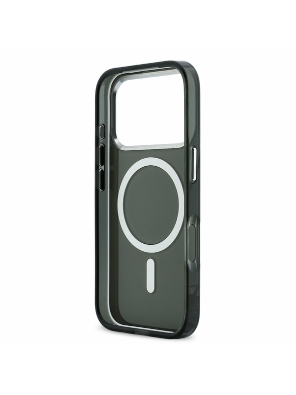 Karl Lagerfeld Karl Lagerfeld IML K&CH Heads Logo MagSafe Stražnji Poklopac za iPhone 17 Pro Black