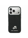 Karl Lagerfeld Karl Lagerfeld PU Karl and Choupette Heads Pins MagSafe Stražnji Poklopac za iPhone 17 Pro Black