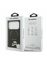Karl Lagerfeld Karl Lagerfeld PU Karl and Choupette Heads Pins MagSafe Stražnji Poklopac za iPhone 17 Pro Black