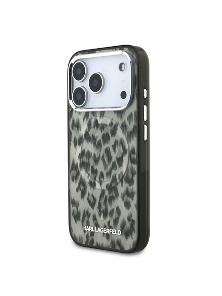 Karl Lagerfeld Karl Lagerfeld IML Leopard MagSafe Stražnji Poklopac za iPhone 17 Pro Brown