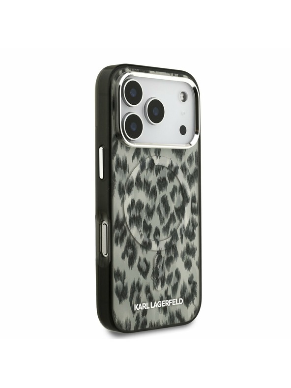 Karl Lagerfeld Karl Lagerfeld IML Leopard MagSafe Stražnji Poklopac za iPhone 17 Pro Brown