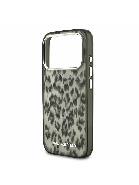 Karl Lagerfeld Karl Lagerfeld IML Leopard MagSafe Stražnji Poklopac za iPhone 17 Pro Brown