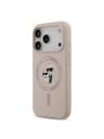 Karl Lagerfeld Karl Lagerfeld Liquid Silicone Karl and Choupette MagSafe Stražnji Poklopac za iPhone 17 Pro Pink