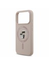 Karl Lagerfeld Karl Lagerfeld Liquid Silicone Karl and Choupette MagSafe Stražnji Poklopac za iPhone 17 Pro Pink