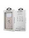 Karl Lagerfeld Karl Lagerfeld Liquid Silicone Karl and Choupette MagSafe Stražnji Poklopac za iPhone 17 Pro Pink