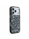 Karl Lagerfeld Karl Lagerfeld IML Leopard MagSafe Zadnji Poklopac za iPhone 17 Pro Grey
