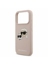 Karl Lagerfeld Karl Lagerfeld Liquid Silicone Double Heads MagSafe Zadnji Poklopac za iPhone 17 Pro Pink
