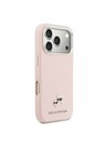 Karl Lagerfeld Karl Lagerfeld PU Karl and Choupette Heads Pins MagSafe Zadnji Poklopac za iPhone 17 Pro Pink
