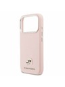 Karl Lagerfeld Karl Lagerfeld PU Karl and Choupette Heads Pins MagSafe Zadnji Poklopac za iPhone 17 Pro Pink