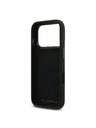 Karl Lagerfeld Karl Lagerfeld Liquid Silicone Metal Ikonik Zadnji Poklopac za iPhone 17 Pro Black