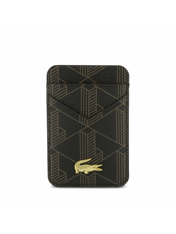 Lacoste Lacoste PVC Blend MagSafe Zadnji Poklopac + Novčanik za iPhone 17 Pro Brown