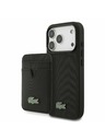 Lacoste Lacoste Iconic Petit Pique MagSafe Zadnji Poklopac + Novčanik za iPhone 17 Pro Black