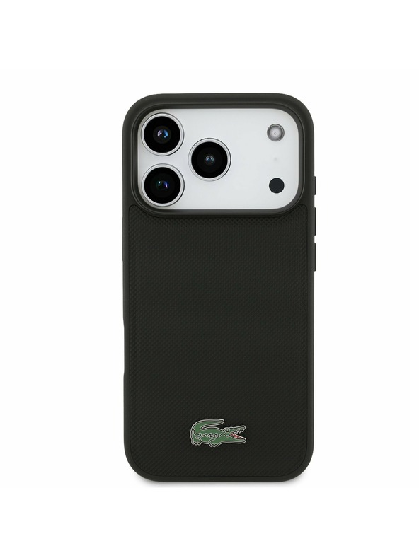 Lacoste Lacoste Iconic Petit Pique MagSafe Zadnji Poklopac + Novčanik za iPhone 17 Pro Black