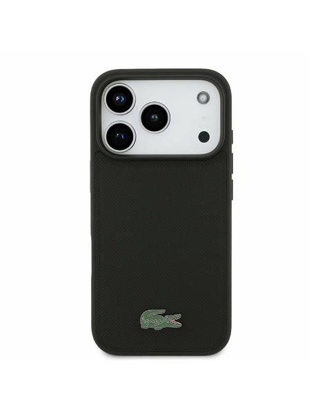 Lacoste Lacoste Iconic Petit Pique MagSafe Zadnji Poklopac + Novčanik za iPhone 17 Pro Black