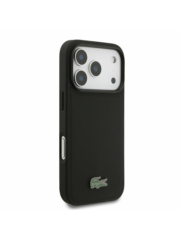 Lacoste Lacoste Iconic Petit Pique MagSafe Zadnji Poklopac + Novčanik za iPhone 17 Pro Black