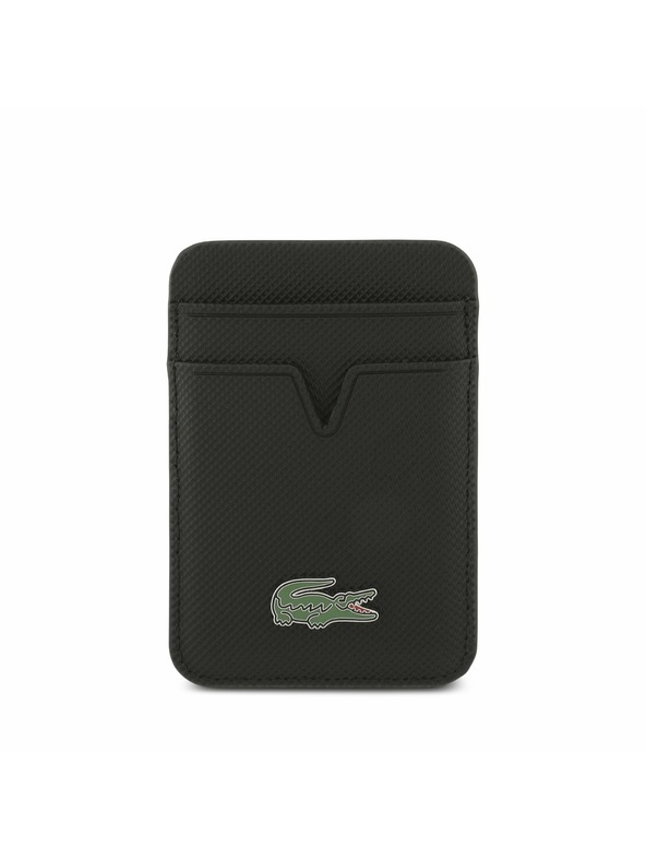 Lacoste Lacoste Iconic Petit Pique MagSafe Zadnji Poklopac + Novčanik za iPhone 17 Pro Black