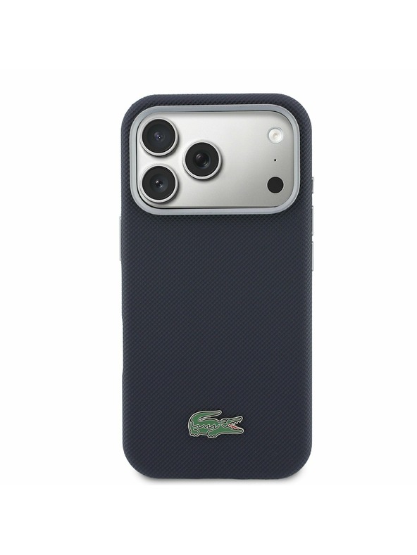 Lacoste Lacoste PVC Petit Pique Semi Wrap MagSafe Poklopac za iPhone 17 Pro Navy