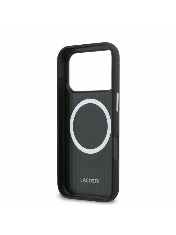 Lacoste Lacoste PVC Petit Pique Semi Wrap MagSafe Poklopac za iPhone 17 Pro Navy