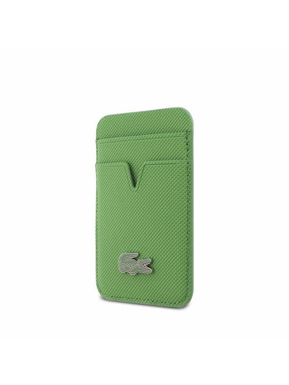 Lacoste Lacoste Iconic Petit Pique MagSafe Zadnji Poklopac + Novčanik za iPhone 17 Pro Green