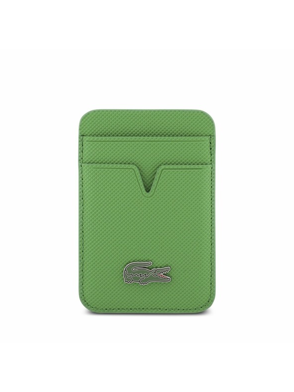 Lacoste Lacoste Iconic Petit Pique MagSafe Zadnji Poklopac + Novčanik za iPhone 17 Pro Green