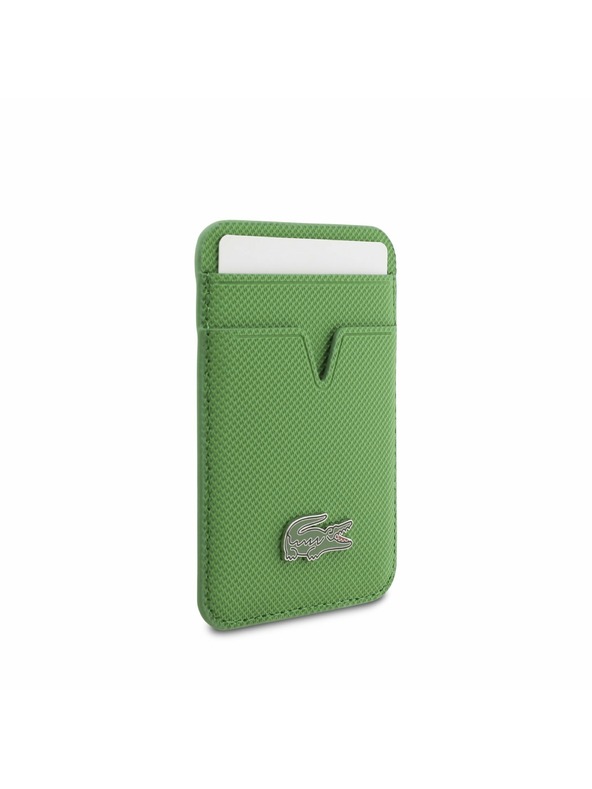 Lacoste Lacoste Iconic Petit Pique MagSafe Zadnji Poklopac + Novčanik za iPhone 17 Pro Green