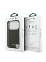 Lacoste Lacoste PU Leather Champs Elysees MagSafe Zadnji Poklopac za iPhone 17 Pro Black