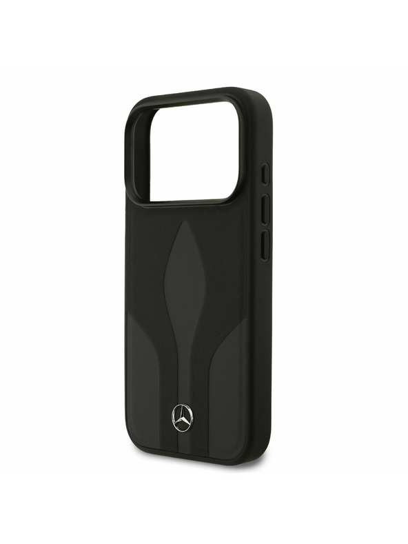 Mercedes Mercedes Leather The Move MagSafe Zadnji Poklopac za iPhone 17 Pro Black