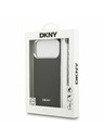 DKNY DKNY PU Leather Metal Logo Wrist Chain MagSafe Zadnji Poklopac za iPhone 17 Pro Max Black