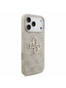 Guess Guess PU 4G Metal Logo Strap Stražnji Kryt za iPhone 17 Pro Max Pink