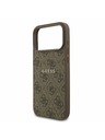 Guess Guess PU Leather 4G Colored Ring MagSafe Stražnji Kryt za iPhone 17 Pro Max Brown