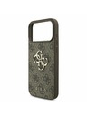 Guess Guess PU 4G Metal Logo Stražnji Kryt za iPhone 17 Pro Max Brown