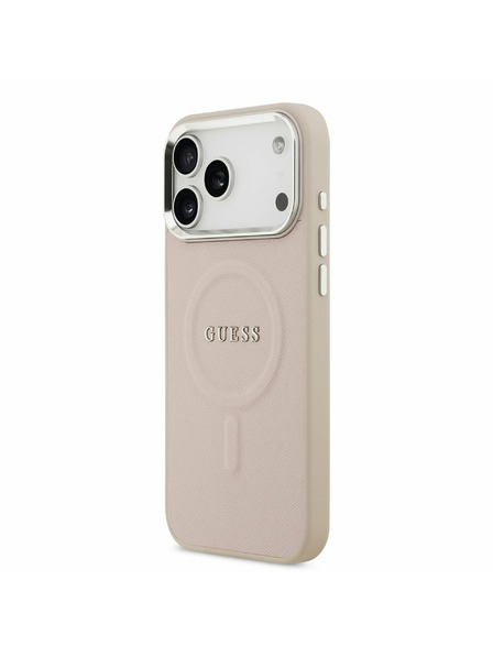 Guess Guess PU Saffiano MagSafe Stražnji Kryt za iPhone 17 Pro Max Pink